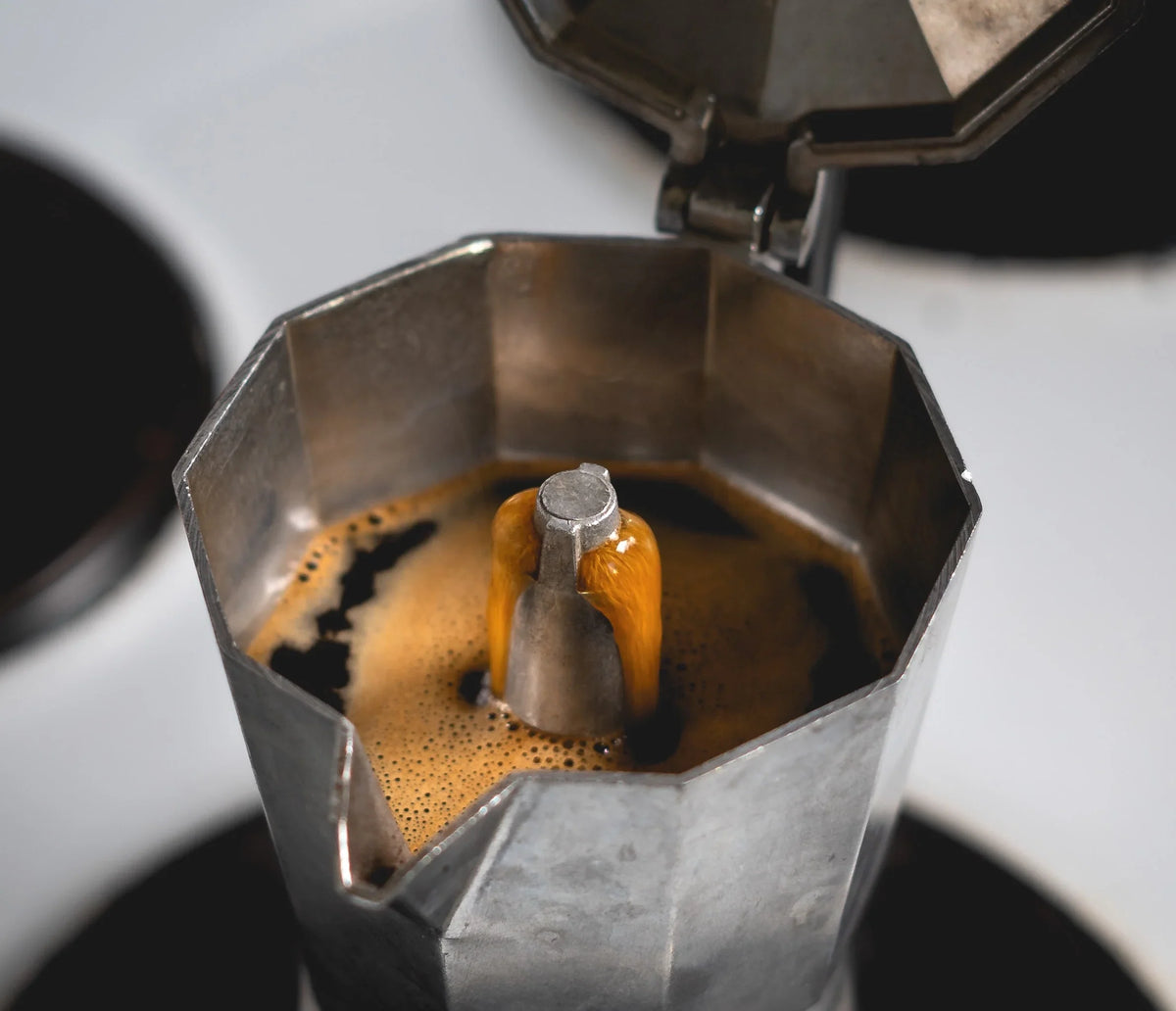 Gemahlener italienischer Kaffee für Moka, Espresso und Espressokocher