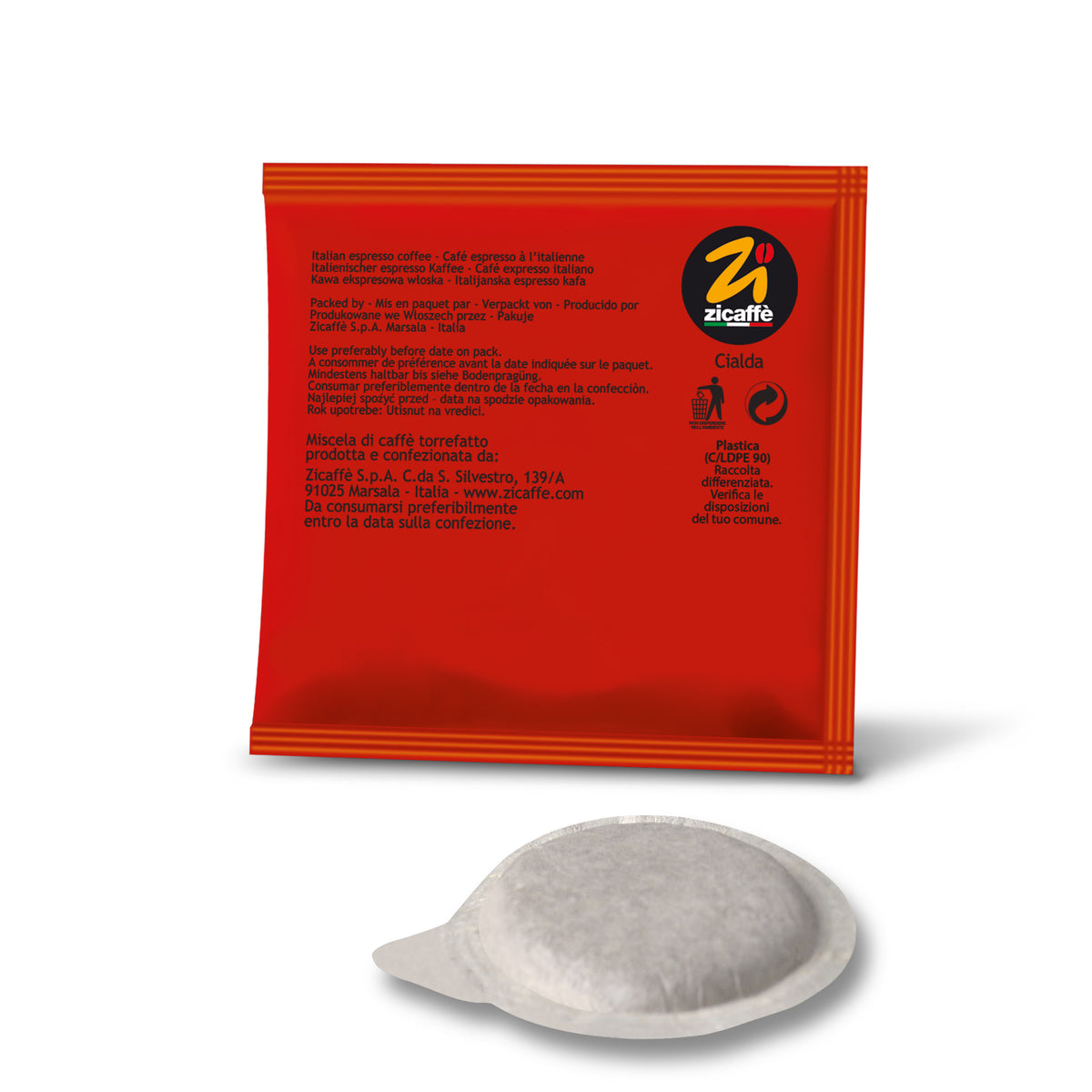 Zicaffè – Bar in Casa – E.S.E. Pads 44 mm (100 Stk.)