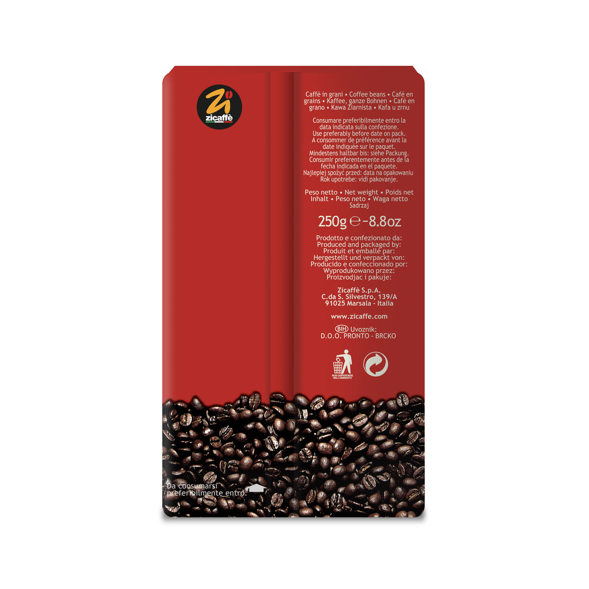 Zicaffè – Linea Espresso – Caffè in grani (1000 g)