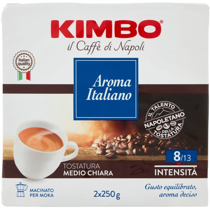 Kimbo - Aroma Italiano - Gemahlen - 2 x 250g