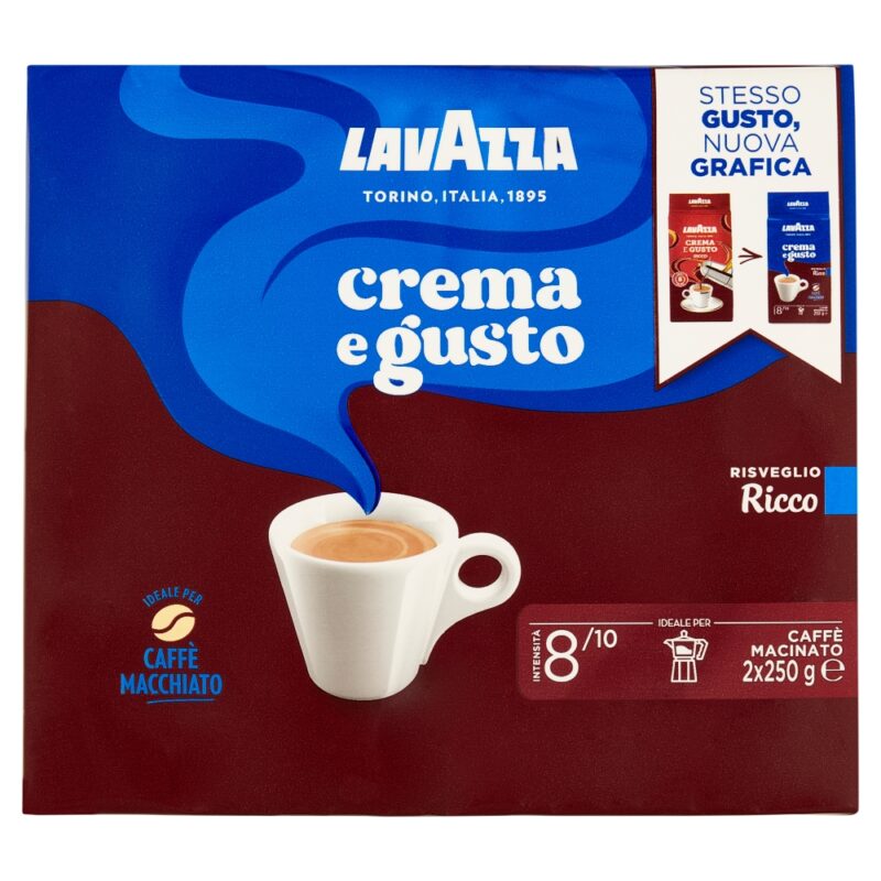 Lavazza - Crema e Gusto Ricco - Gemahlen - 2 x 250g