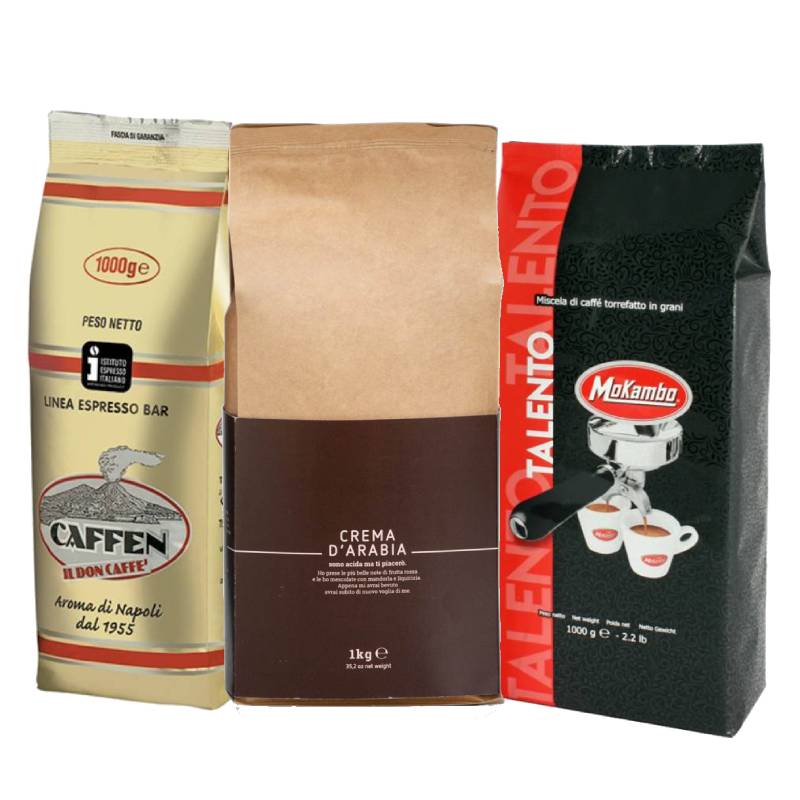 100% Arabica - Degustationsset - Kaffeebohnen