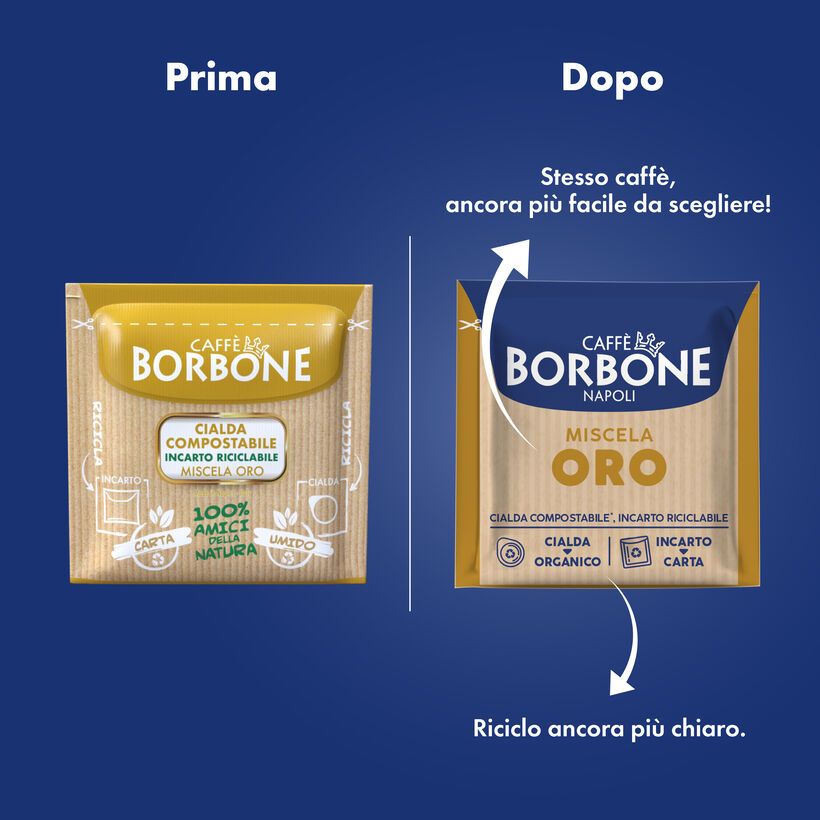 Caffè Borbone – Miscela Oro – E.S.E. Pods (150 pcs.)