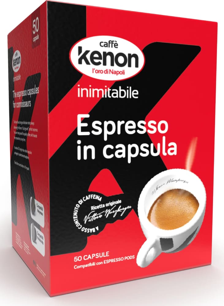 Caffè Kenon Espresso Nespresso®-kompatible Kapseln – 50 Stück