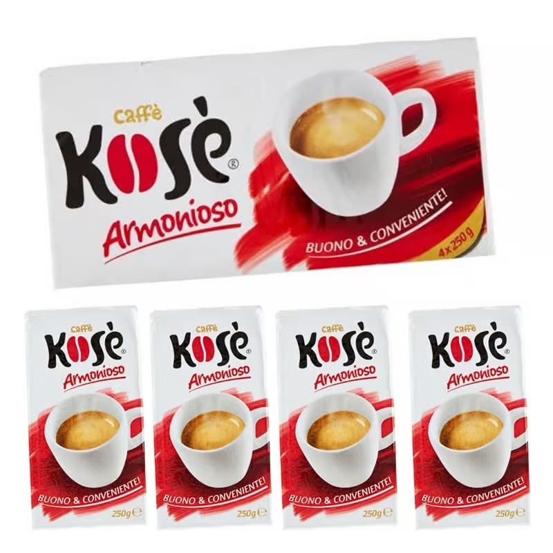 Caffè Kosé by Kimbo - Armonioso - Gemahlen - 4 x 250g