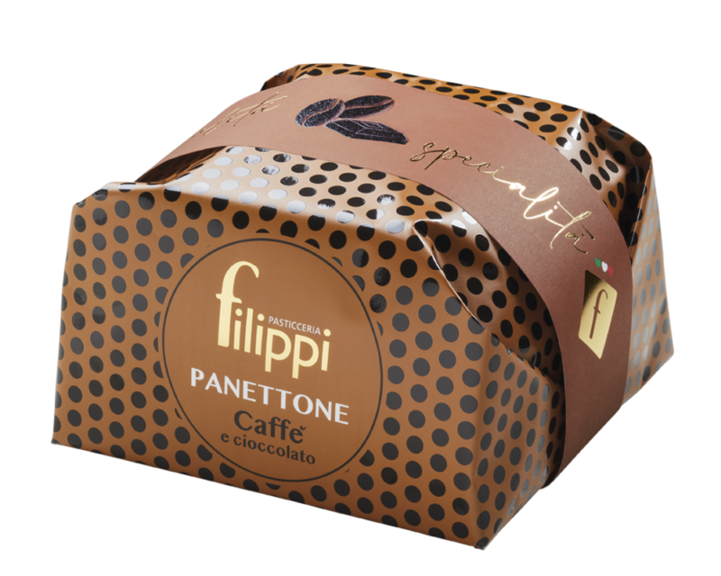 Filippi - Kaffee und Dunkle Schokolade - Panettone 1000g