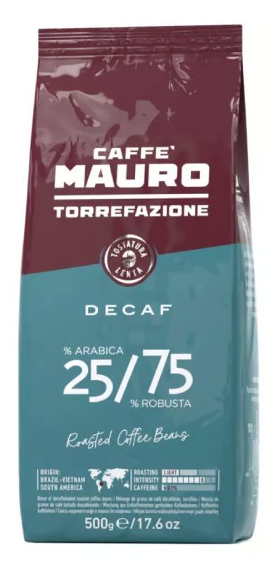 Caffè Mauro - 25/75 Koffeinfrei - Kaffeebohnen