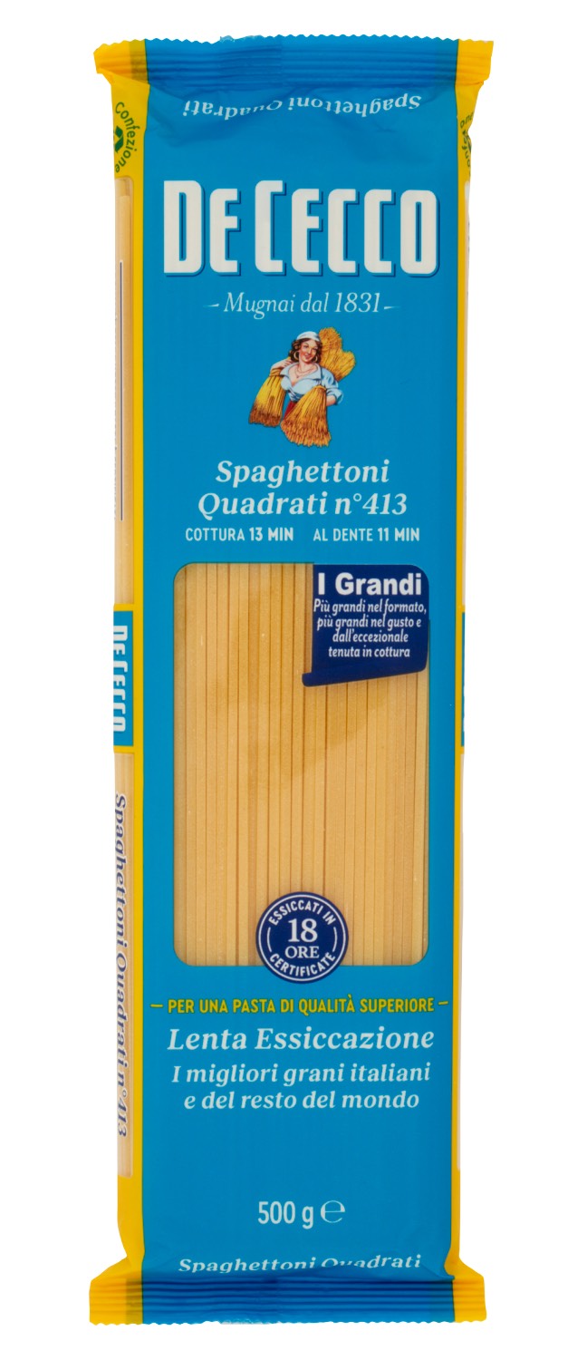 De Cecco Spaghettoni Quadrati N° 413 – Pasta 500 g