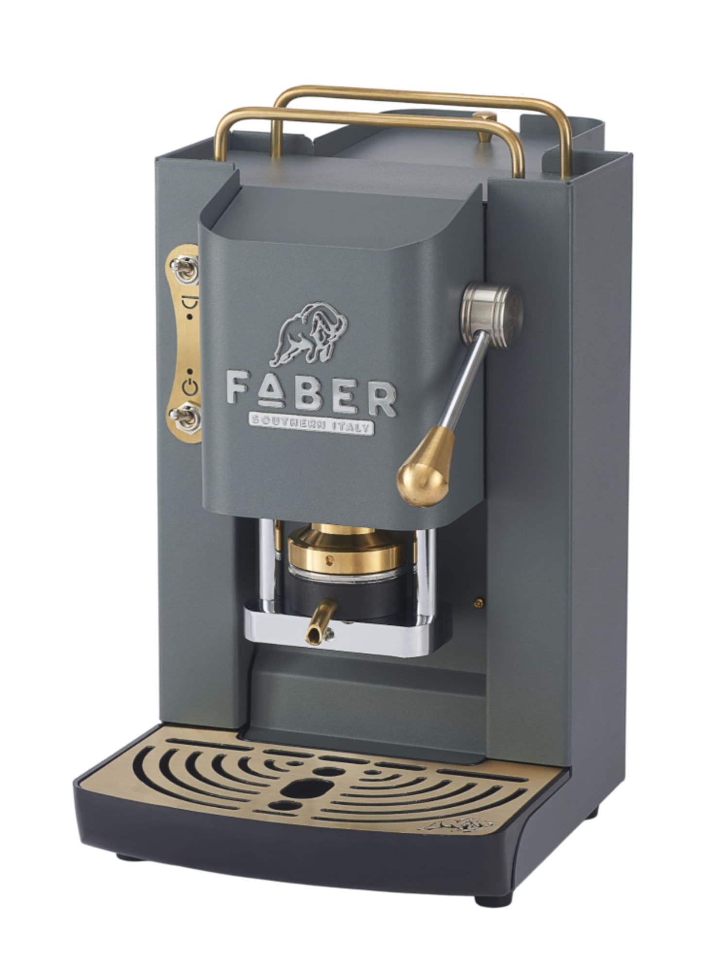 Faber 3.0 - Pro Deluxe Grey Daytona - Kaffeemaschine für Pads E.S.E