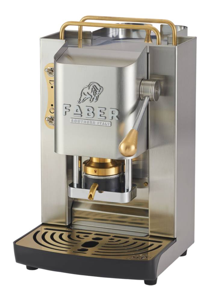 Faber 3.0 - Pro Inox Satiniert - Kaffeemaschine für Pads E.S.E