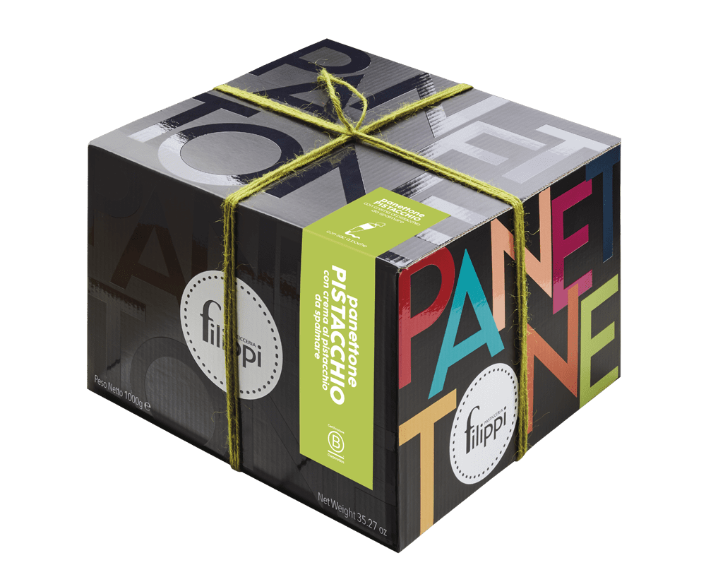 Filippi - Panettone mit Pistaziencreme zum Aufstreichen - 1000g