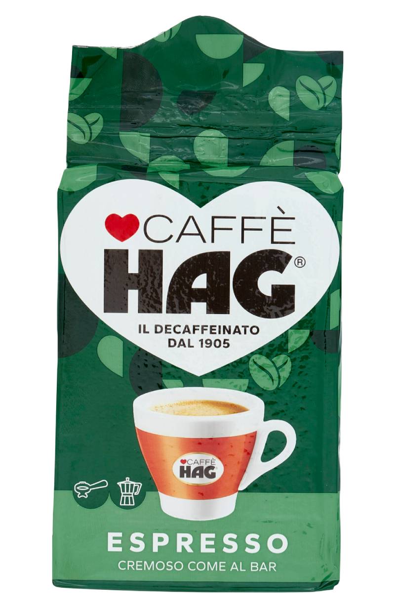 Caffé Hag - Espresso Koffeinfrei - Gemahlener (250g)