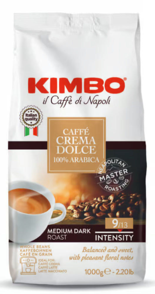 Kimbo - Crema Dolce 100% Arabica - Kaffeebohnen