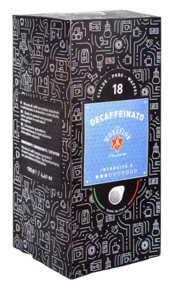 Mokaflor Decaffeinato entkoffeinierte E.S.E. Pads 44 mm – 18 Stück
