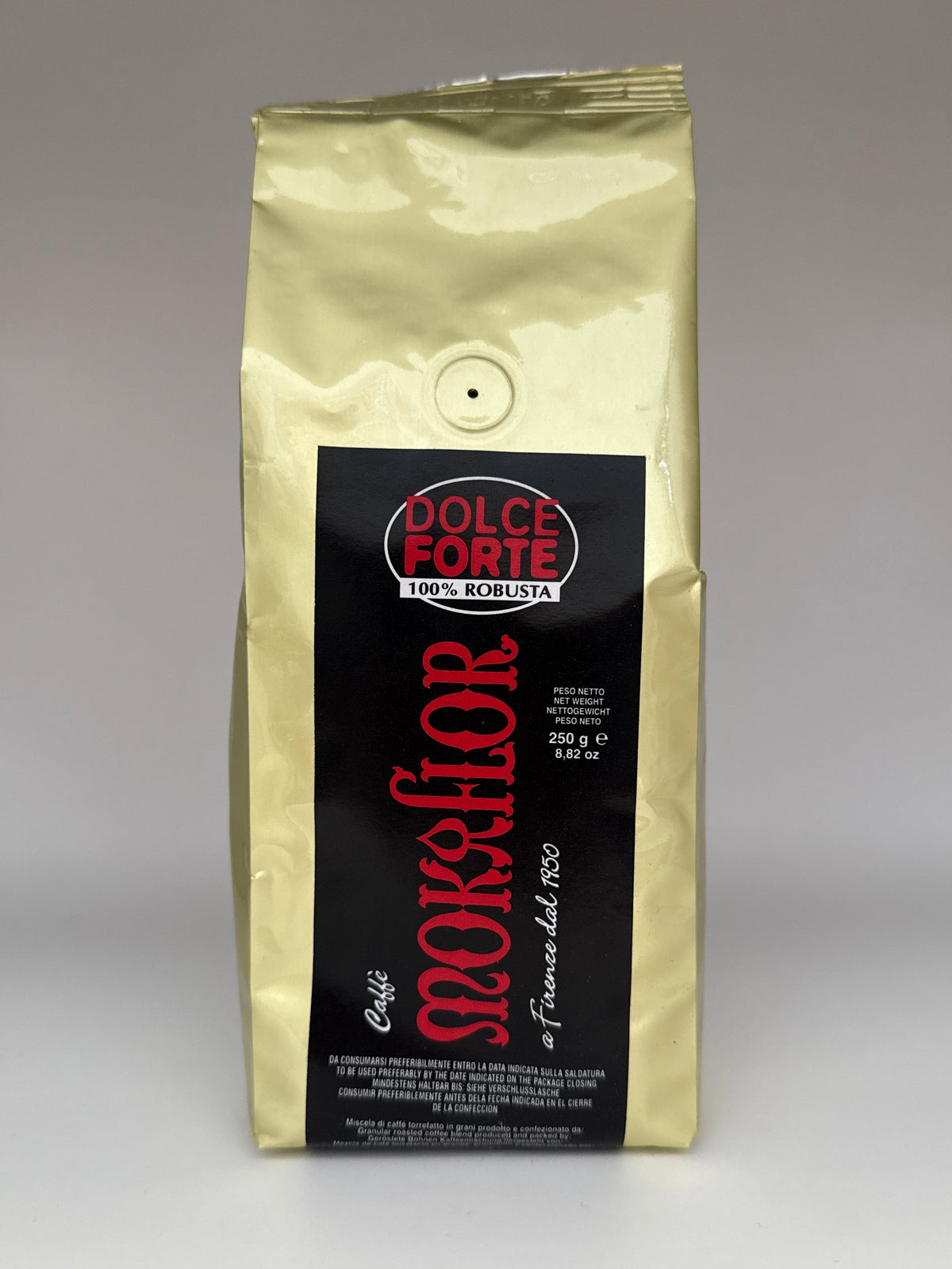 Mokaflor Dolce Forte 100% Robusta gemahlener Kaffee 250 g