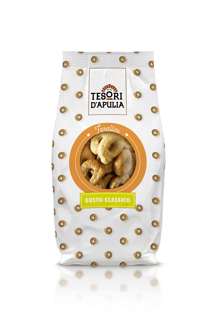 Tesori d'Apulia Tarallini all'Olio di Oliva Classico 200g