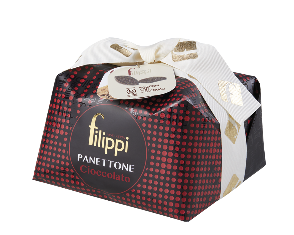 Filippi - Dunkle Schokolade - Panettone 1000g