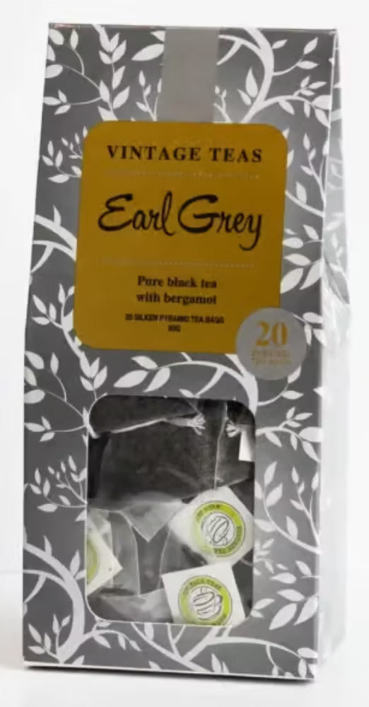 Vintage Teas - Earl Grey with Bergamotte - Teebeutel