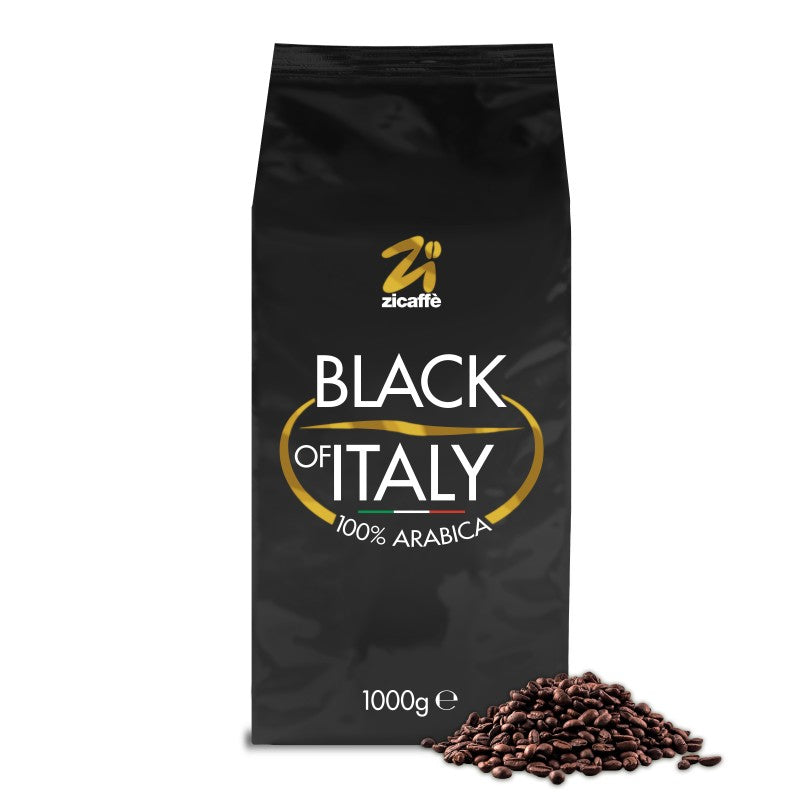 Zicaffè Black of Italy – 100 % Arabica Kaffeebohnen