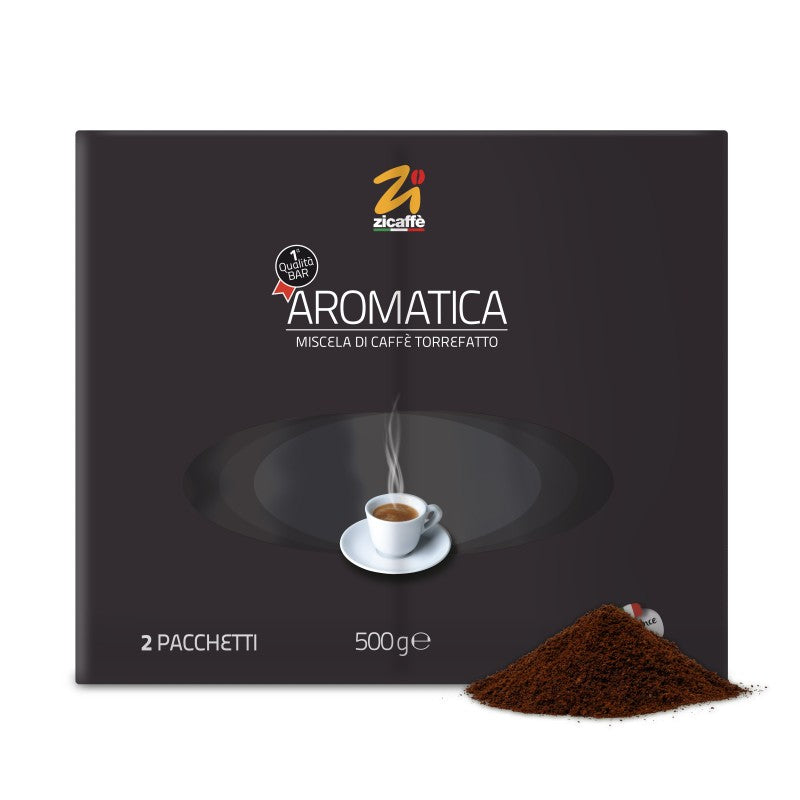 Zicaffé – Aromatica – Gemahlener Kaffee (2x250 g) MHD 10/2026