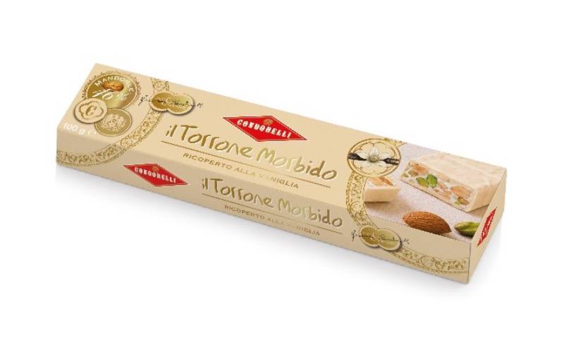 Condorelli – Torrone morbido ricoperto alla Vaniglia – Süsswaren (100 g)