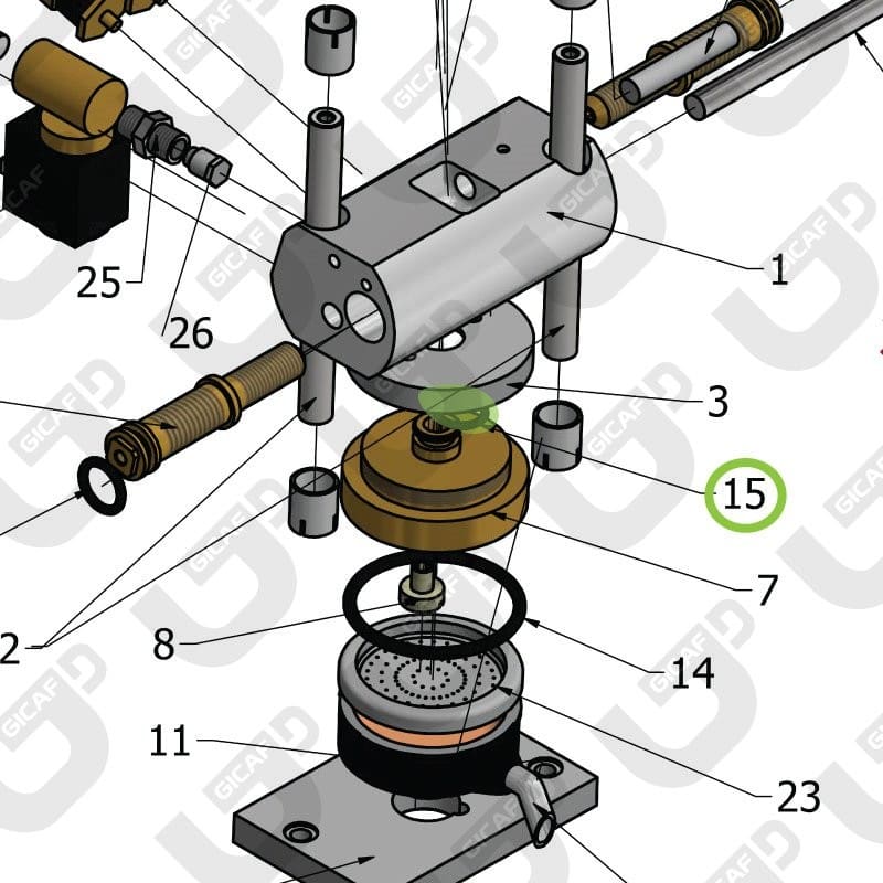 O-Ring 10*20 Obere Cicler Aroma Plus / Egò / Iconica