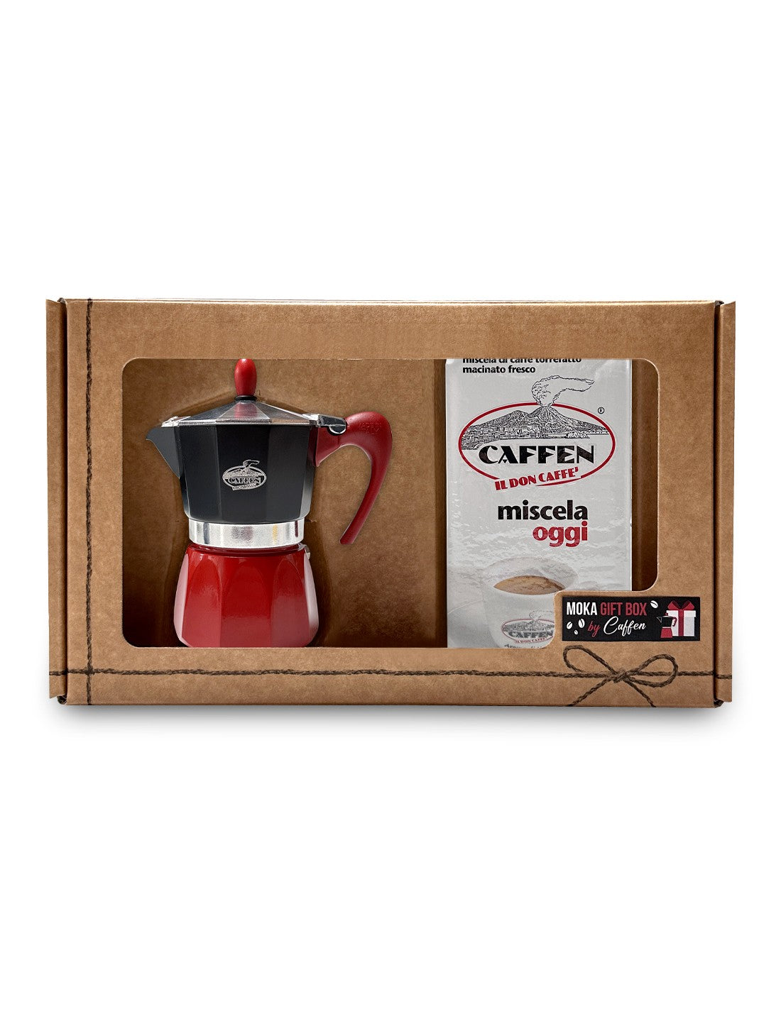 MOKA GIFT BOX - mit Miscela Oggi Gemahlen 2x250g