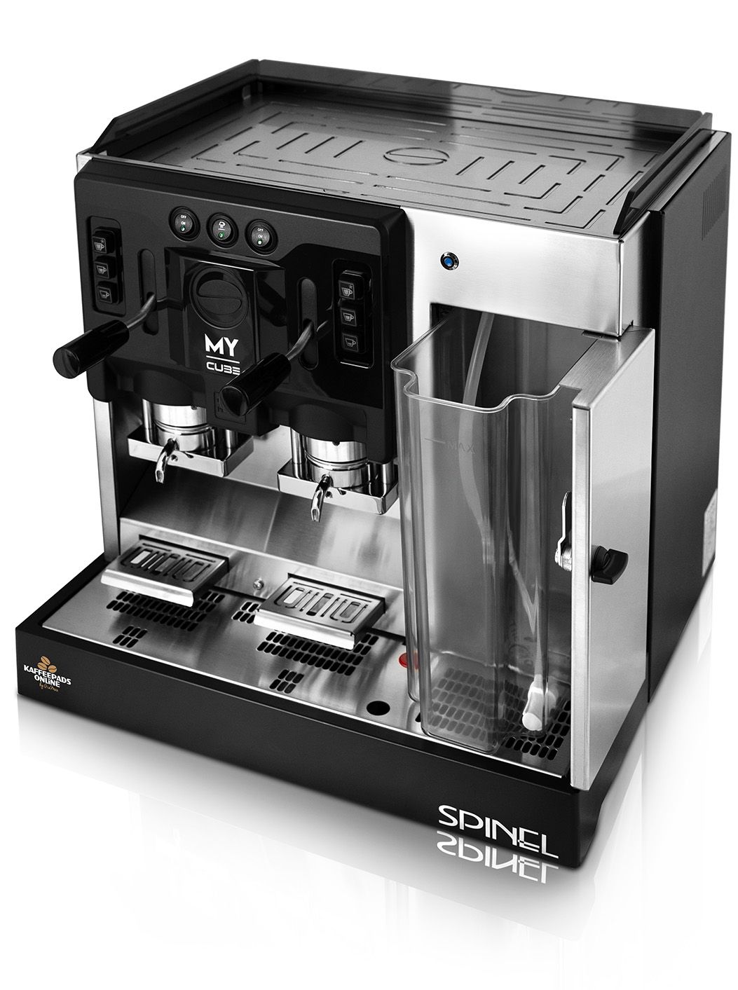 Spinel My Cube XL - 2 Gruppen Dosiert - Kaffeemaschine für Pads E.S.E