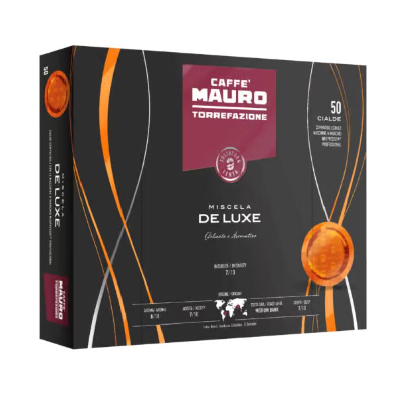 Mauro De luxe nespresso professional kapseln schwarz orange