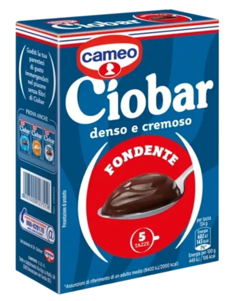 Cameo Ciobar Fondente – Trinkschokolade, 5 Portionen