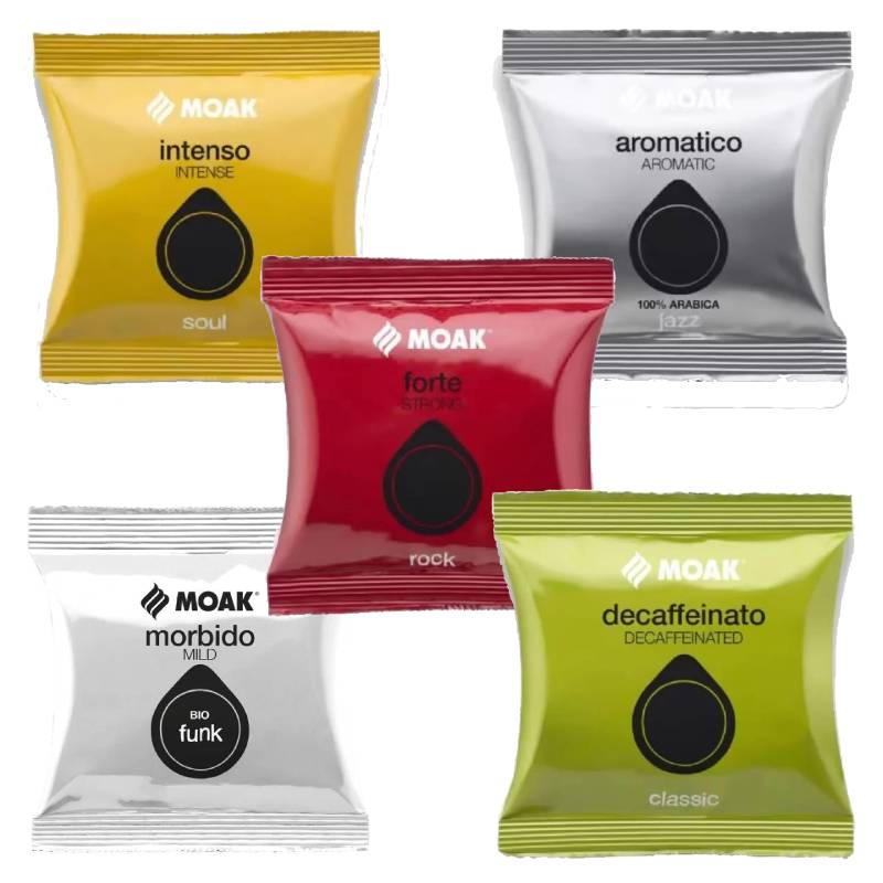 Moak E.S.E. Pads – Espresso und Lungo Auswahl