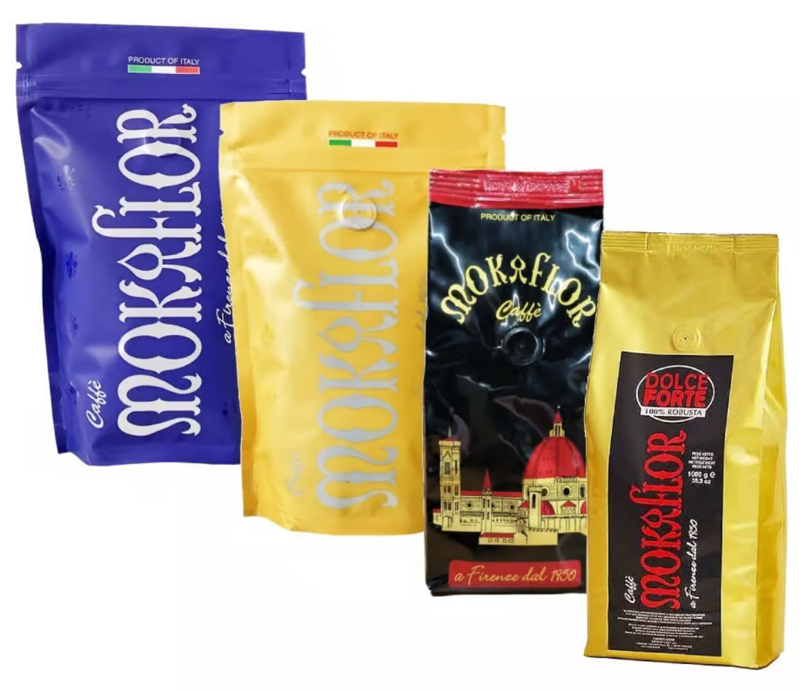 Mokaflor gemahlener Kaffee – italienische Kaffeemischungen aus Florenz