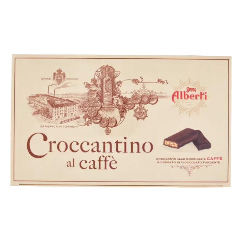 Strega Alberti Croccantino – Haselnuss-Krokant mit Schokolade