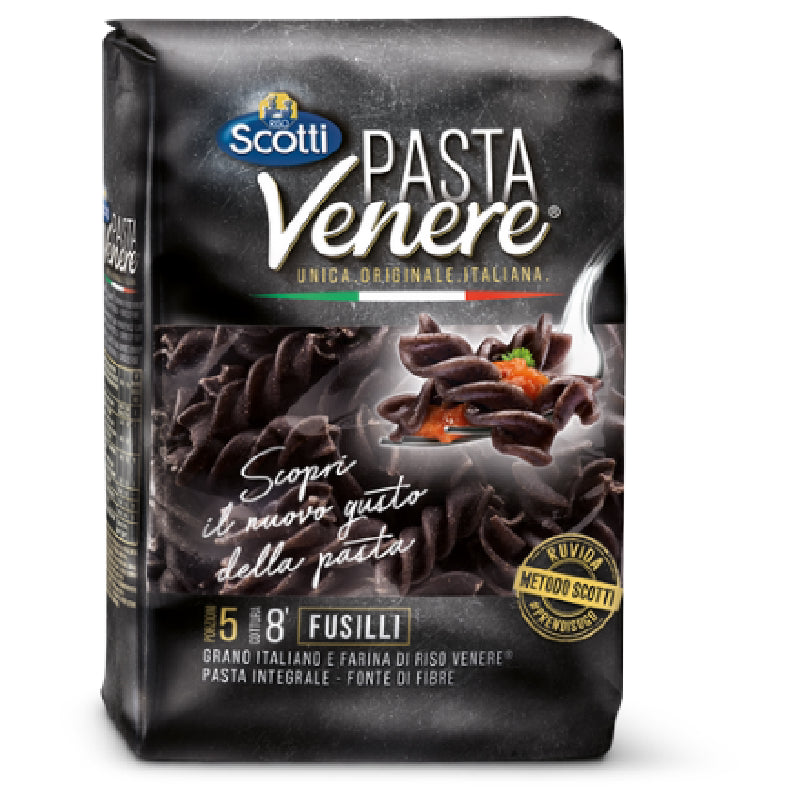 Riso Scotti Pasta Venere – Fusilli, Penne und Spaghetti