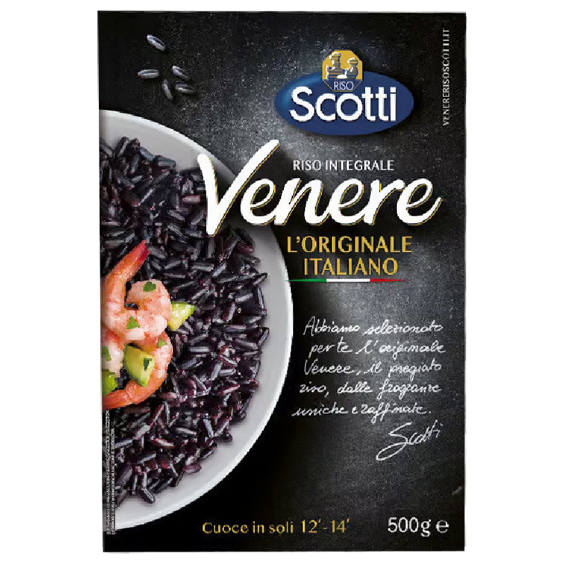 Riso Scotti Venere – schwarzer Vollkornreis aus Italien