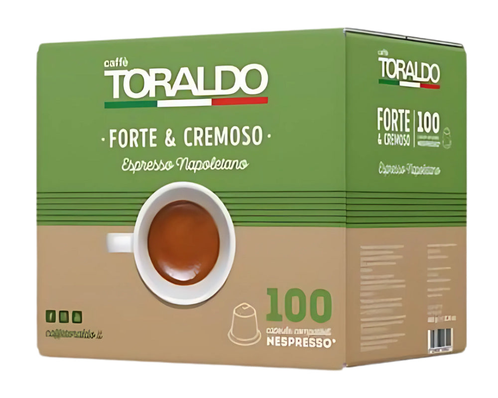 Caffè Toraldo Nespresso® kompatible Kaffeekapseln – 100 Stück