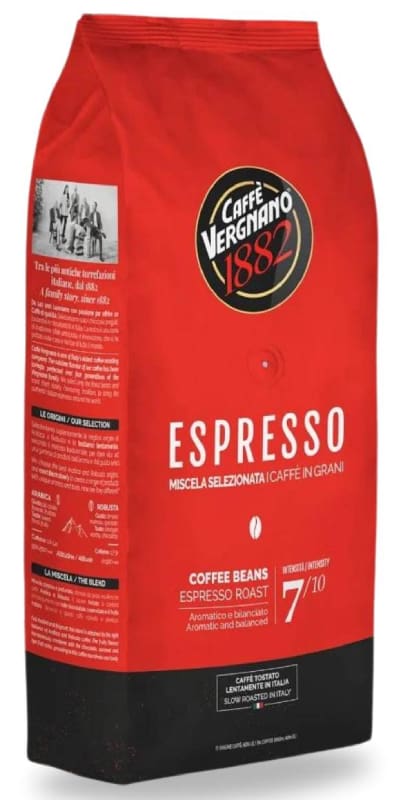 Caffè Vergnano 1882 Espresso Kaffeebohnen Packung (1kg)