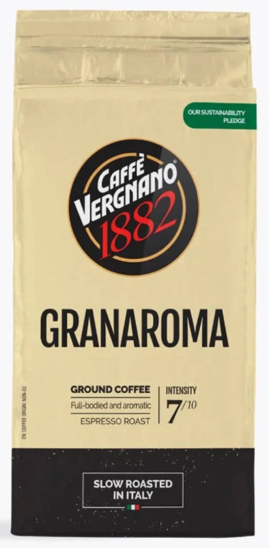 Caffè Vergnano 1882 Gran Aroma gemahlener Kaffee Packung