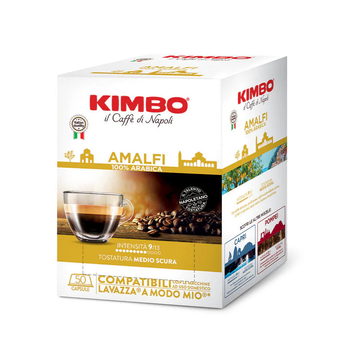 50 Kimbo – Amalfi – Capsules de café A Modo Mio