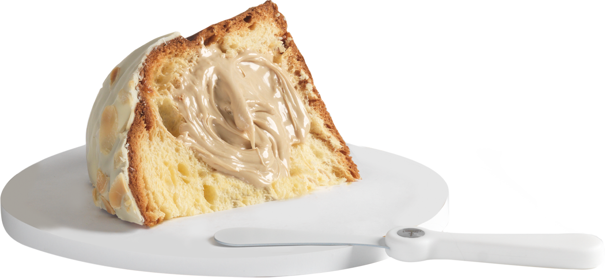 Panettone Fiasconaro - Oro Bianco und Mandel Crème - 1000g