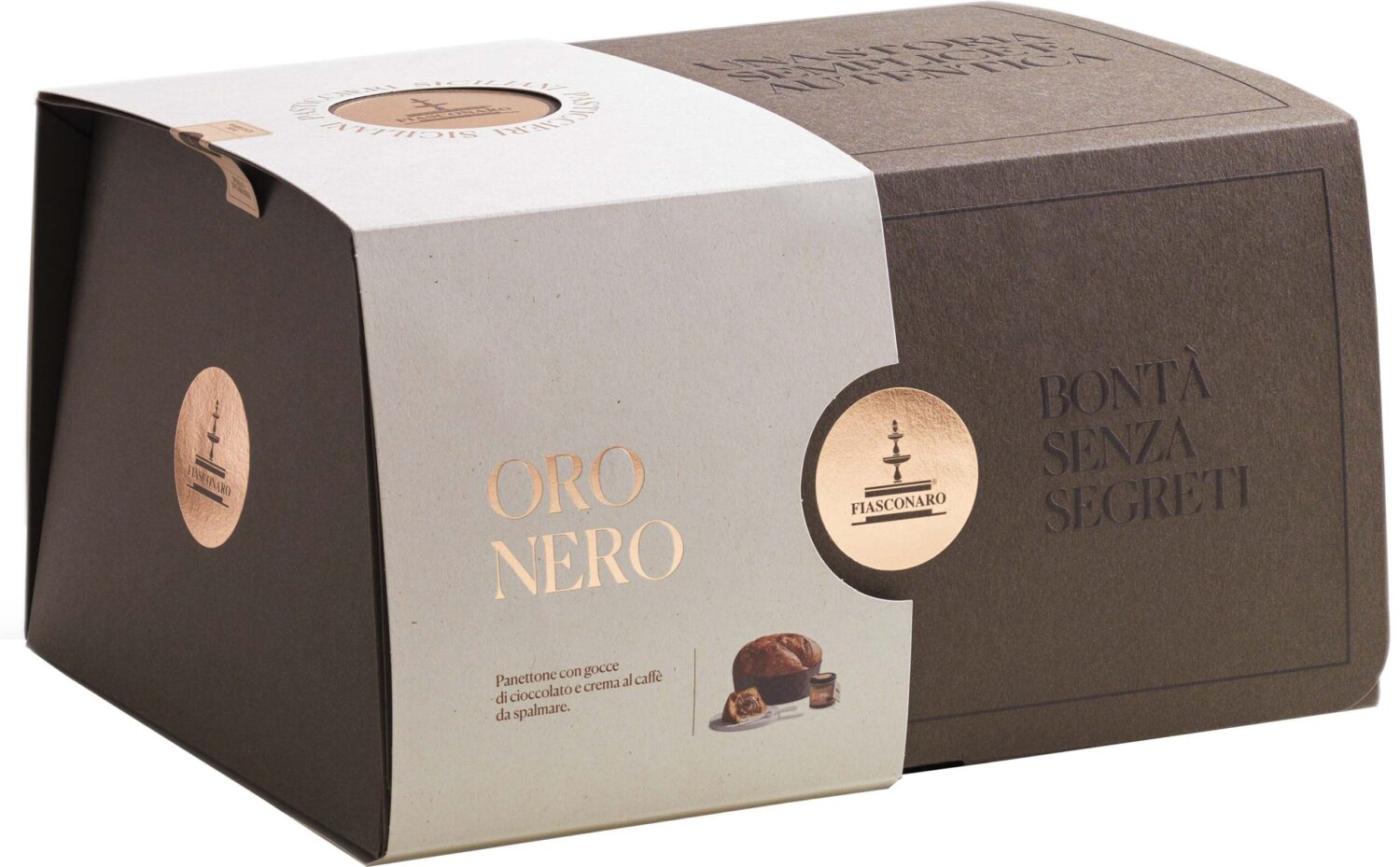 Panettone Fiasconaro Oro Nero und Kaffee Crème 1000g