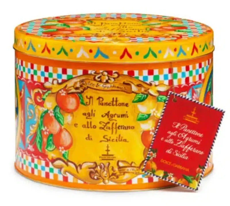 Panettone Fiasconaro D&G mit Zitrusfrüchten und Safran 1000g