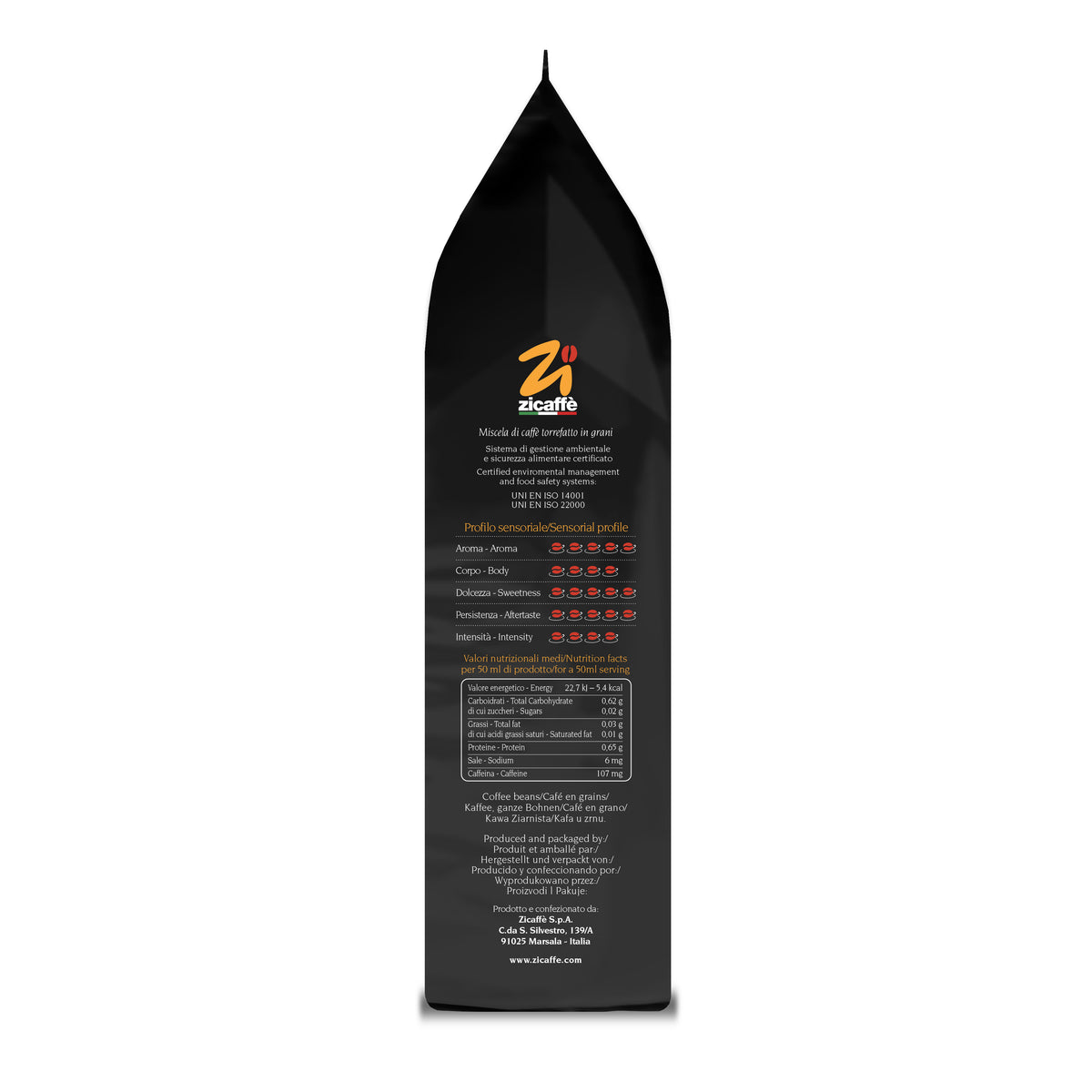 Zicaffè – Espresso Line – Coffee Beans (1000 g)