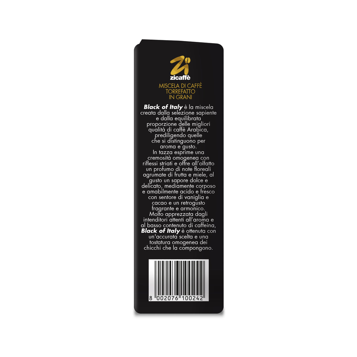 Zicaffè – Black of Italy – Grains de café (1000 g)