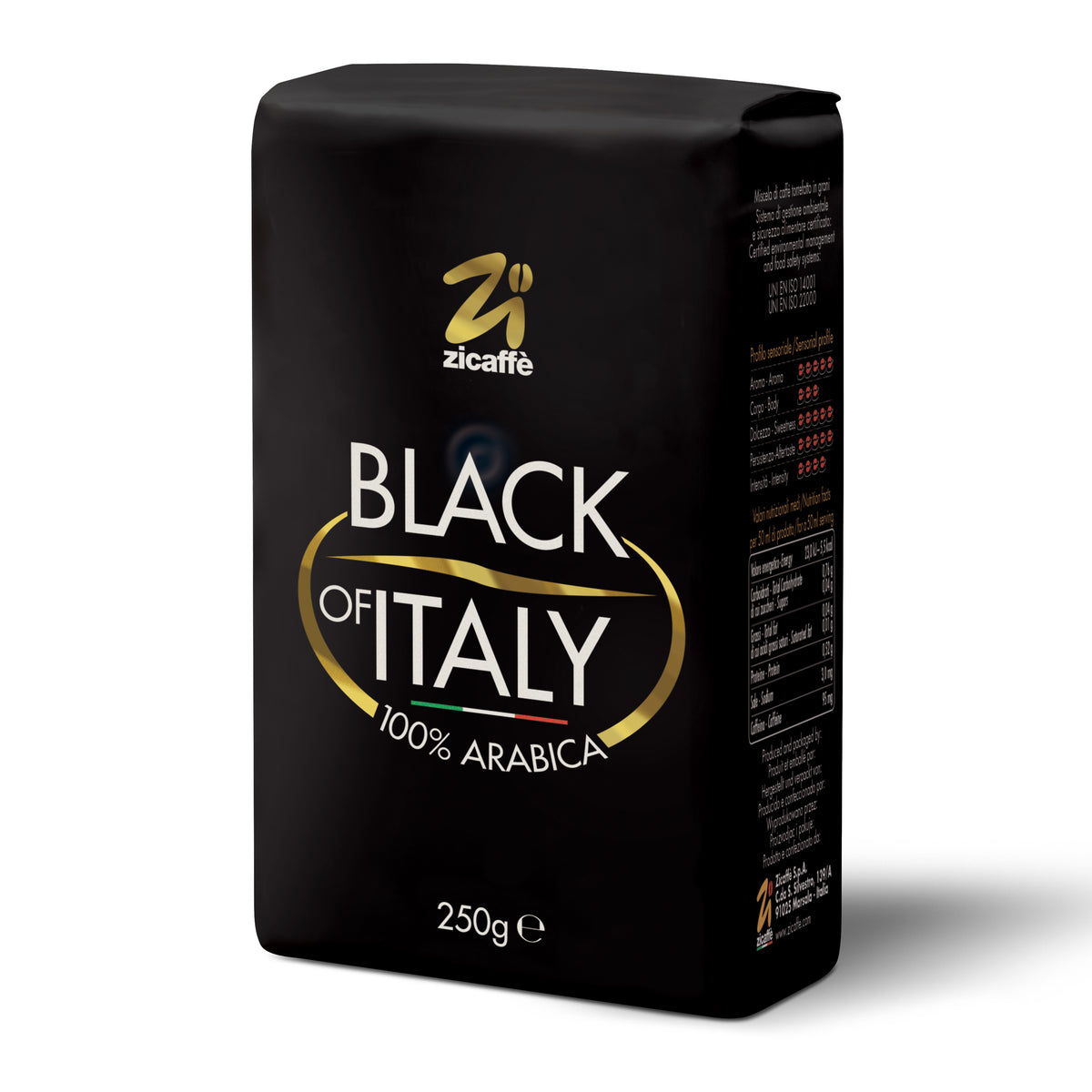 Zicaffè – Black of Italy – Grains de café (1000 g)