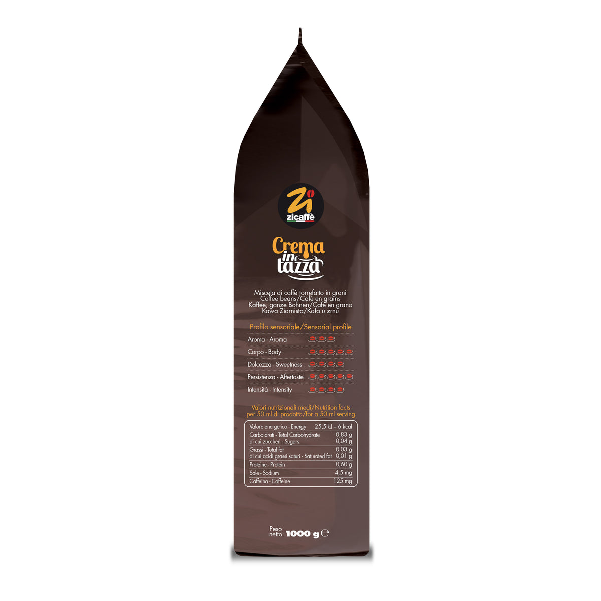 Zicaffè – Espresso Line – Coffee Beans (1000 g)