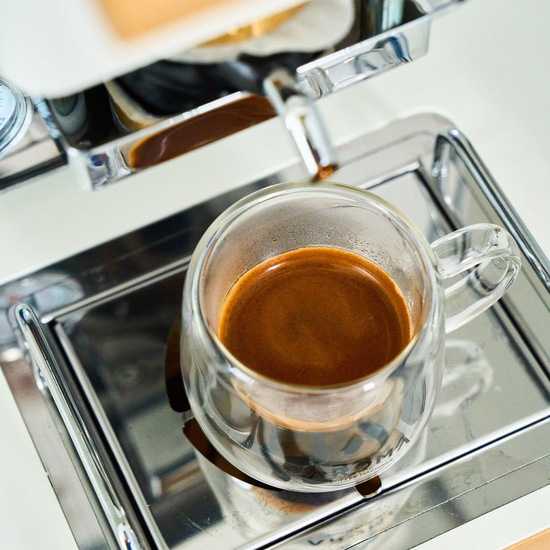 Aroma - Iconica CLAUDIA - Swiss Edition - White / 24k Gold - Kaffeemaschine für E.S.E. Pads