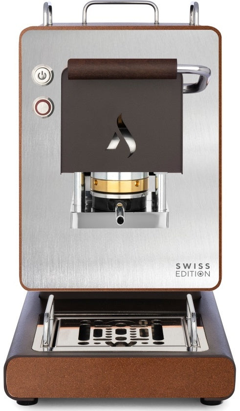 Aroma Iconica Mina - matt darkbrown/copper - Kaffeemaschine für E.S.E. Pads