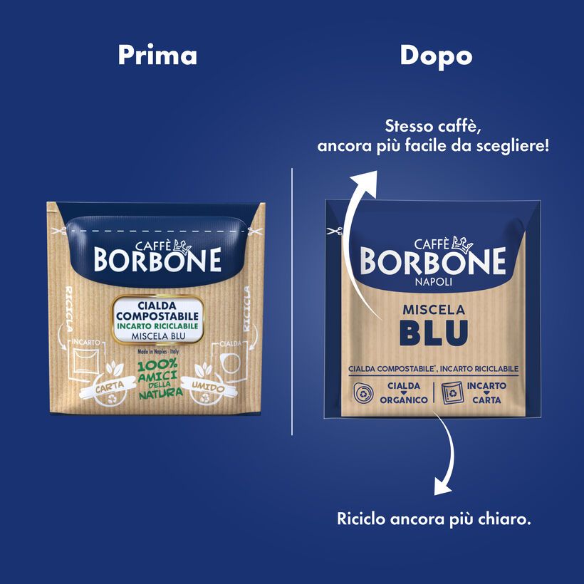 Caffè Borbone – Miscela Blu – E.S.E. Pads (150 Stk.)