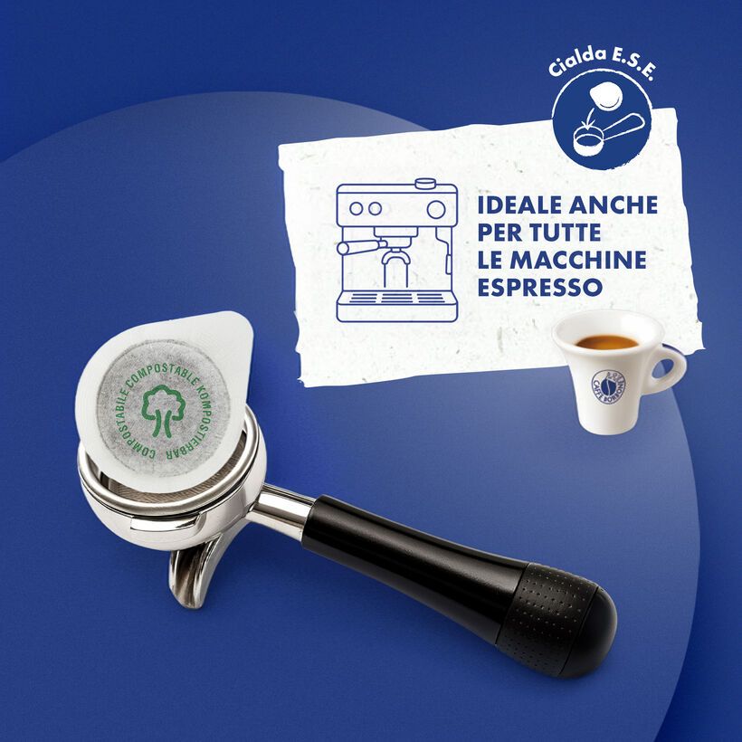 Caffè Borbone – Miscela Blu – E.S.E. Pads (150 Stk.)